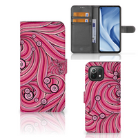 Xiaomi 11 Lite 5G NE | Mi 11 Lite Hoesje Swirl Pink - thumbnail