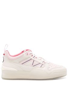 Moncler Pivot panelled leather sneakers - Rose