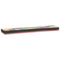 Wandplanken 2 pcs Multikleur 100 x 20 x 6 cm Massief mangohout