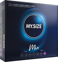 MySize PRO 69mm - Ruimere XXXL Condooms Mix - 28 stuks - thumbnail