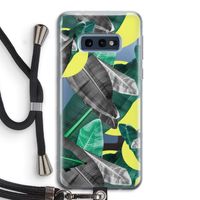 Fantasie jungle: Samsung Galaxy S10e Transparant Hoesje met koord