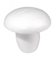 Rayher hobby DIY piepschuim paddestoel - 13 cm - wit - Knutselen - materialen
