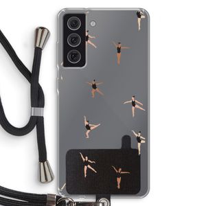 Dancing #1: Samsung Galaxy S21 FE Transparant Hoesje met koord