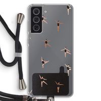 Dancing #1: Samsung Galaxy S21 FE Transparant Hoesje met koord