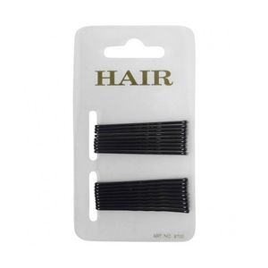 54x Zwarte haar schuifspeldjes 5 cm