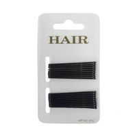 54x Zwarte haar schuifspeldjes 5 cm