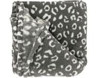 Plaid zion 200x150cm donkergrijs Unique Living - Unique living