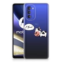 Motorola Moto G51 5G Telefoonhoesje met Naam Cow
