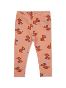 Bobo Choses legging à imprimé graphique - Rose