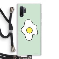 Spiegelei: Samsung Galaxy Note 10 Plus Transparant Hoesje met koord