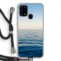 Water horizon: Samsung Galaxy M31 Transparant Hoesje met koord