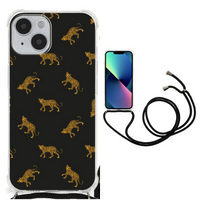 Case Anti-shock voor iPhone 14 Leopards - thumbnail