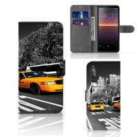 Sony Xperia 10 II | Flip Cover | New York Taxi