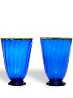 La DoubleJ lot de 2 verres Rainbow - Bleu - thumbnail