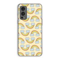 Regenboog: OnePlus Nord 2 5G Transparant Hoesje