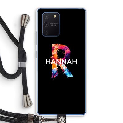 Abstract Spectrum: Samsung Galaxy Note 10 Lite Transparant Hoesje met koord