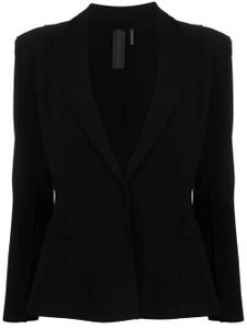 Norma Kamali blazer à simple boutonnage - Noir