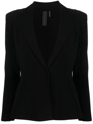 Norma Kamali blazer à simple boutonnage - Noir