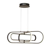 Searchlight Strakke zwarte hanglamp Clip 61775BK - thumbnail