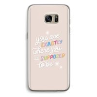 Right Place: Samsung Galaxy S7 Edge Transparant Hoesje