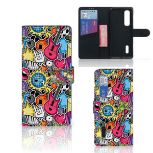 OPPO Find X2 Pro Wallet Case met Pasjes Punk Rock