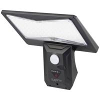 Sygonix SY-5626570 Wandlamp op zonne-energie 6 W Koudwit Zwart - thumbnail