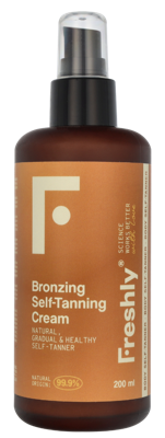 Freshly Cosmetics Bronzing Self-Tanning Cream 200 ml Zelfbruiner