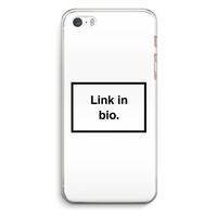 Link in bio: iPhone 5 / 5S / SE Transparant Hoesje