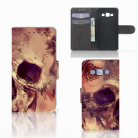 Telefoonhoesje met Naam Samsung Galaxy A3 2015 Skullhead - thumbnail