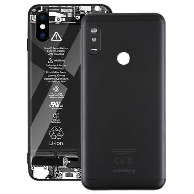 Achterste schutblad voor Xiaomi Redmi 6 Pro(Black)