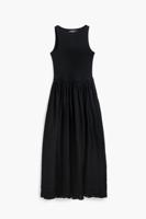 Gecombineerde midi-jurk - BLACK - XL