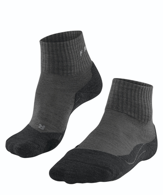 Falke TK2 Explore Wool Korte Wandelsok Dames Smog 35-36