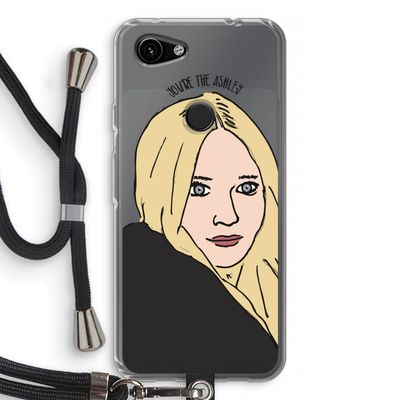 Ashley: Pixel 3a Transparant Hoesje met koord