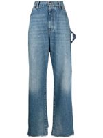 DARKPARK high-waisted wide-leg jeans - Bleu - thumbnail