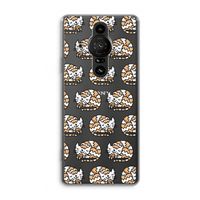 Slapende poes: Sony Xperia Pro-I Transparant Hoesje