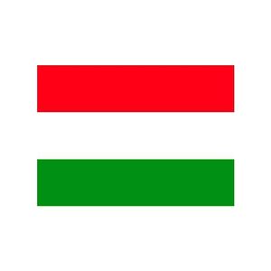 Stickers van de hongaarse vlag