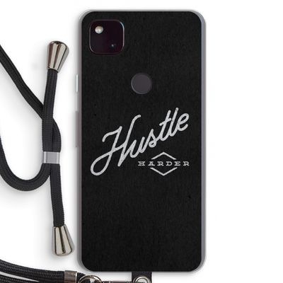 Hustle: Pixel 4a 5G Transparant Hoesje met koord