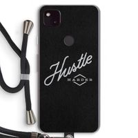 Hustle: Pixel 4a 5G Transparant Hoesje met koord