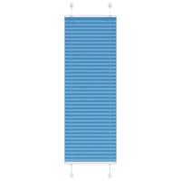 Plissé rolgordijn 50x150 cm stofbreedte 49,4 cm polyester blauw