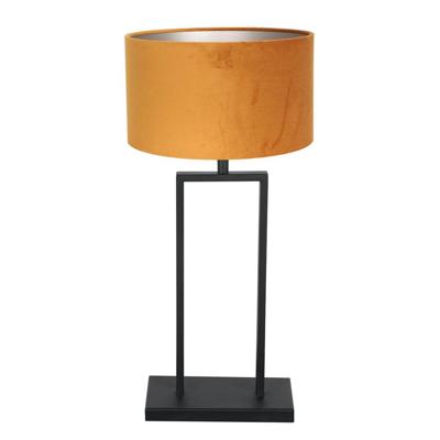 Steinhauer Tafellamp 55cmStang met oranje kap - 3859ZW