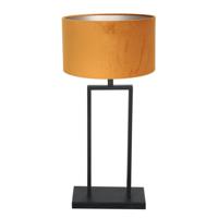 Steinhauer Tafellamp 55cmStang met oranje kap - 3859ZW