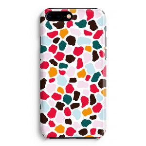 Colored Giraffe: Volledig Geprint iPhone 7 Plus Hoesje