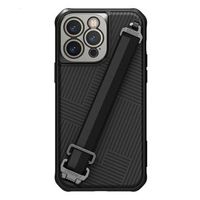 Nillkin Strap Magnetic iPhone 14 Pro Max Hybride Hoesje - Zwart - thumbnail