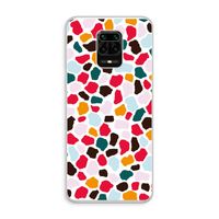Colored Giraffe: Xiaomi Redmi Note 10 Lite Transparant Hoesje