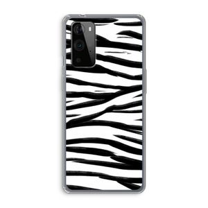 Zebra pattern: OnePlus 9 Pro Transparant Hoesje