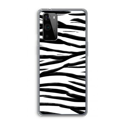Zebra pattern: OnePlus 9 Pro Transparant Hoesje