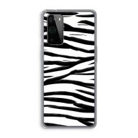 Zebra pattern: OnePlus 9 Pro Transparant Hoesje