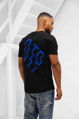 Off The Pitch Triple Slim Fit T-Shirt Heren Zwart - Maat XS - Kleur: Zwart | Soccerfanshop