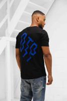 Off The Pitch Triple Slim Fit T-Shirt Heren Zwart - Maat S - Kleur: Zwart | Soccerfanshop