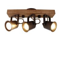 Spot Tazza zwart 3 lichts